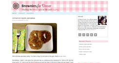 Desktop Screenshot of browniesfordinner.com